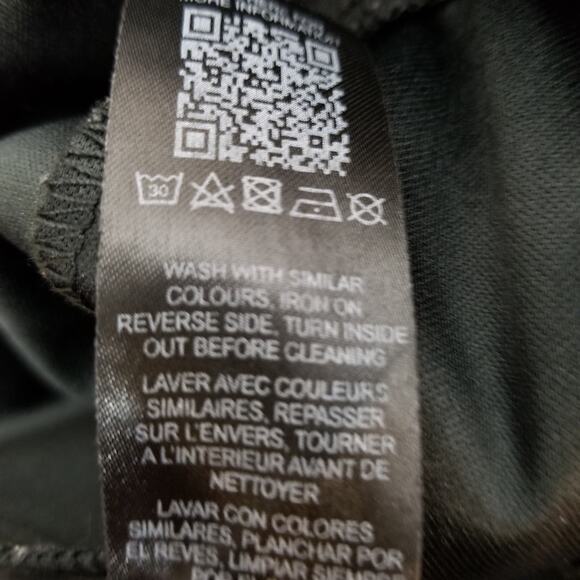 Asos Design Women's Black Faux Leather Front Hem Slit Size 6 - Picture 9 of 9